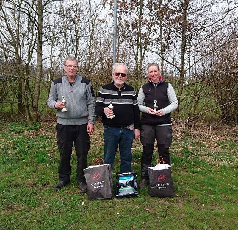 B:
1. plads Poul Rasmussen, Hadsund med 180,7 ud af 200
2. plads Jan Jensen, Hadsund med Asti med169,75 point ud af 200
3. plads Maibritt Johansen, Hobro med Maggiemed 159,7 point ud af 200
